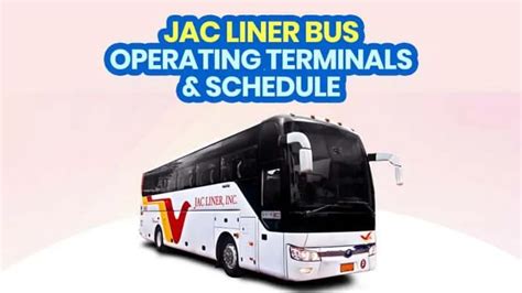JAC LINER BUS: Open Terminals, Schedule, Routes, Stops.